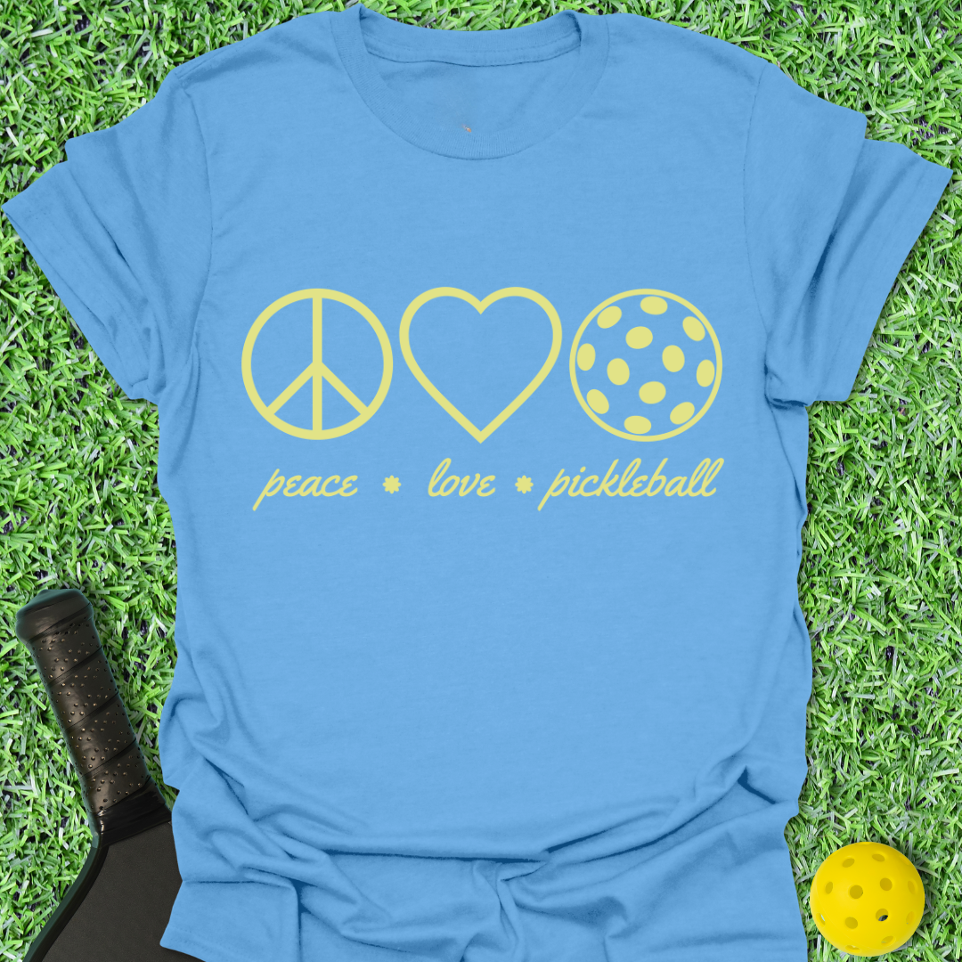 Peace Love Pickleball T-Shirt