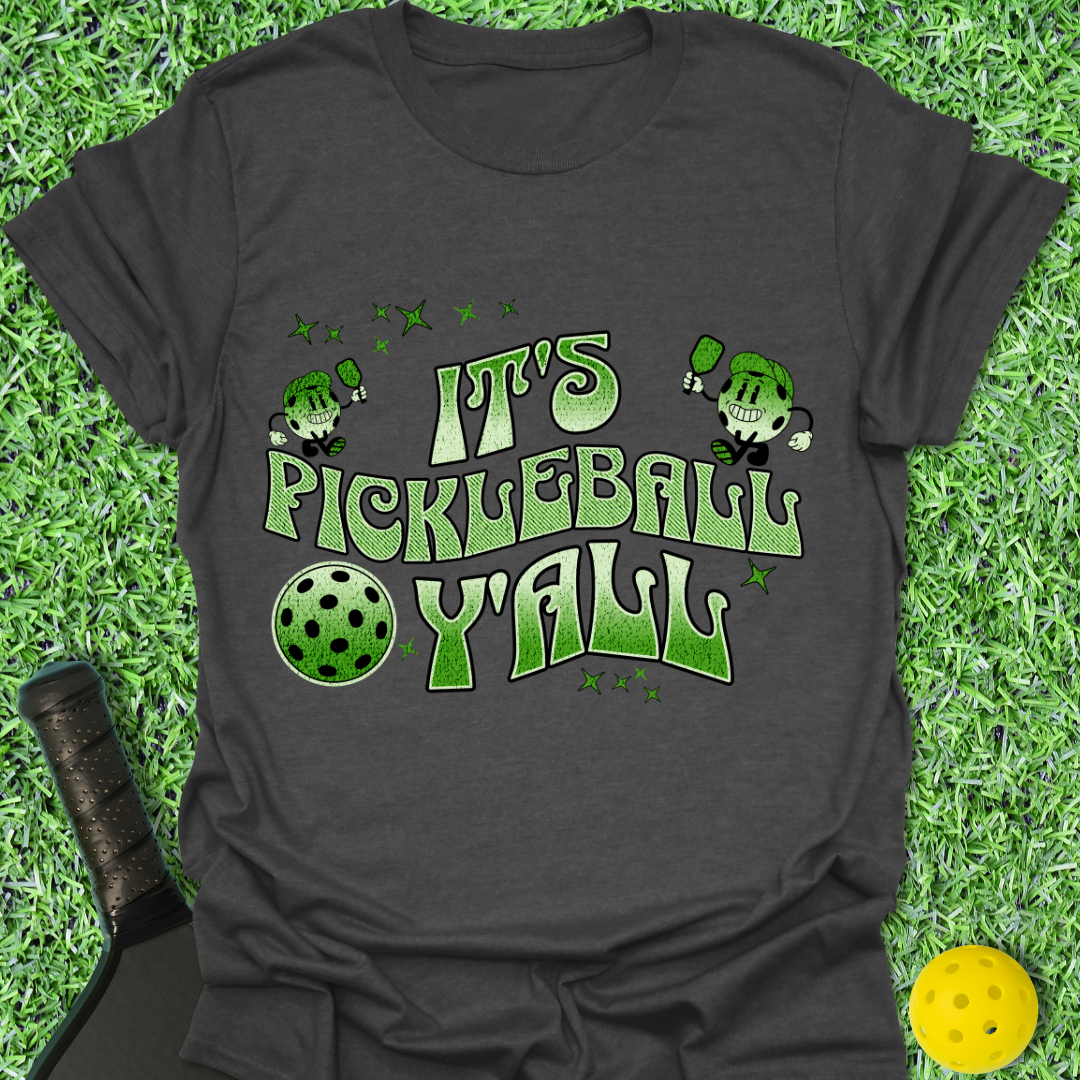 It's Pickleball Y'all Retro T-Shirt