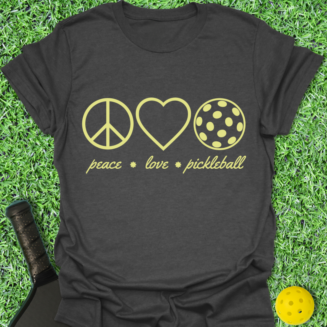 Peace Love Pickleball T-Shirt