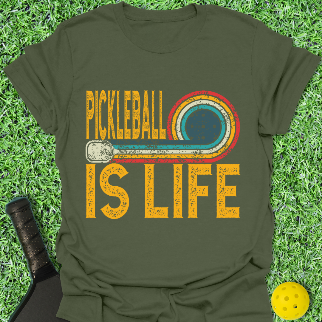 Pickleball Is Life Retro T-Shirt
