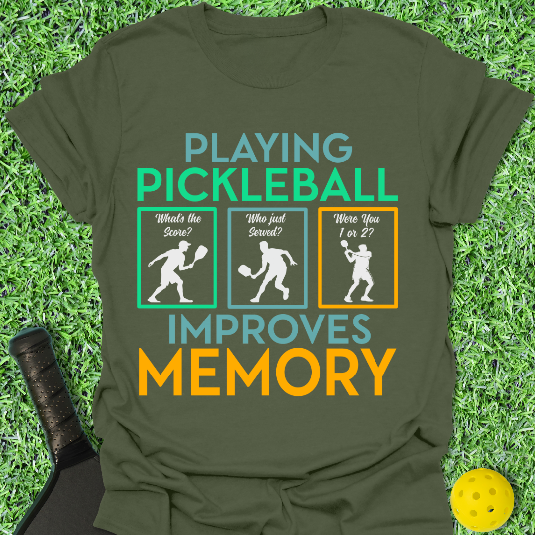 Playing Improves Memory T-Shirt