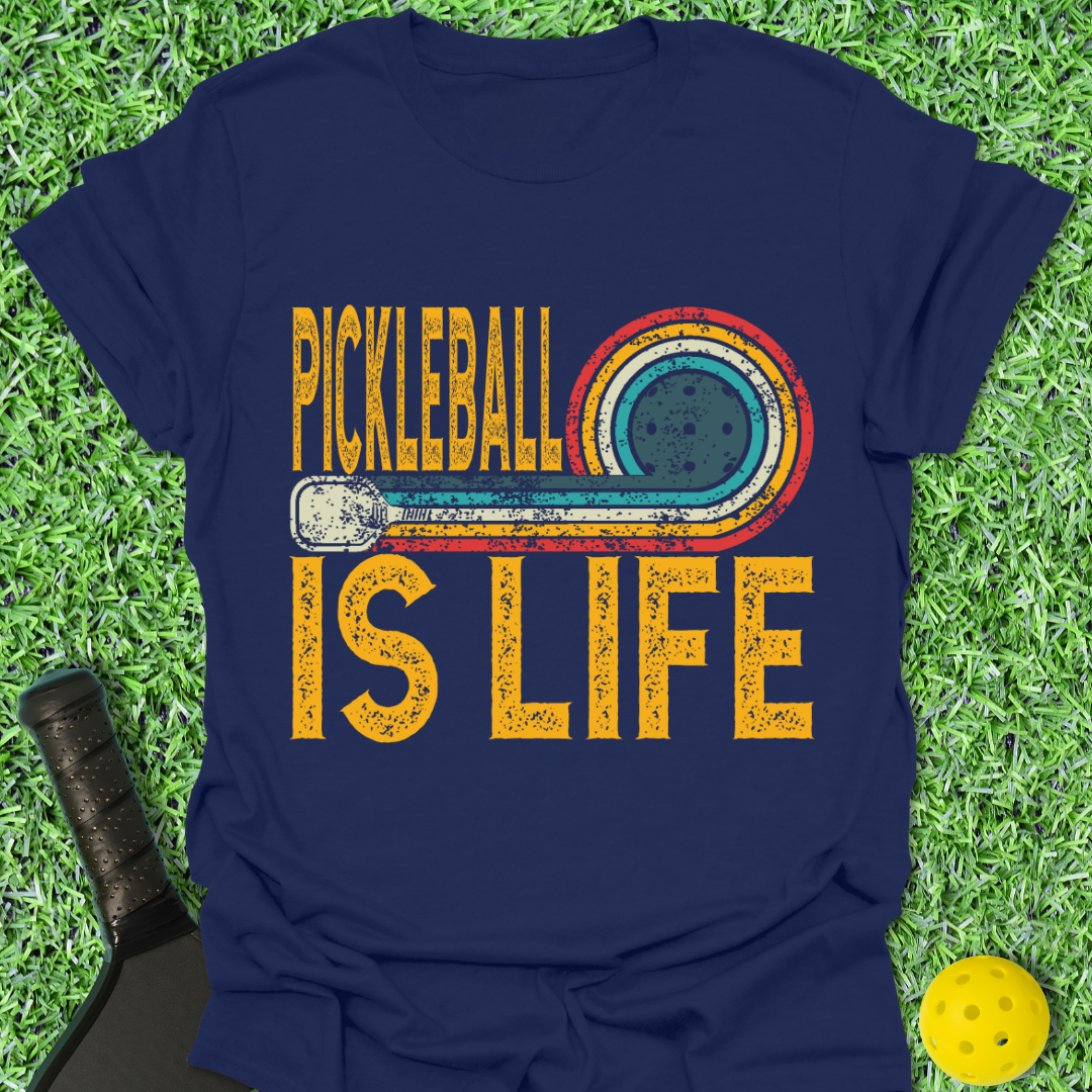 Pickleball Is Life Retro T-Shirt