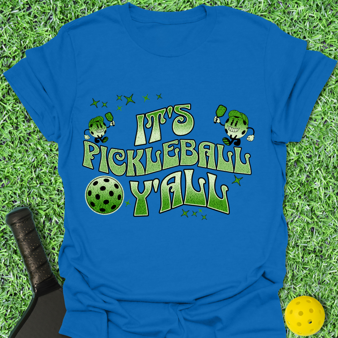 It's Pickleball Y'all Retro T-Shirt