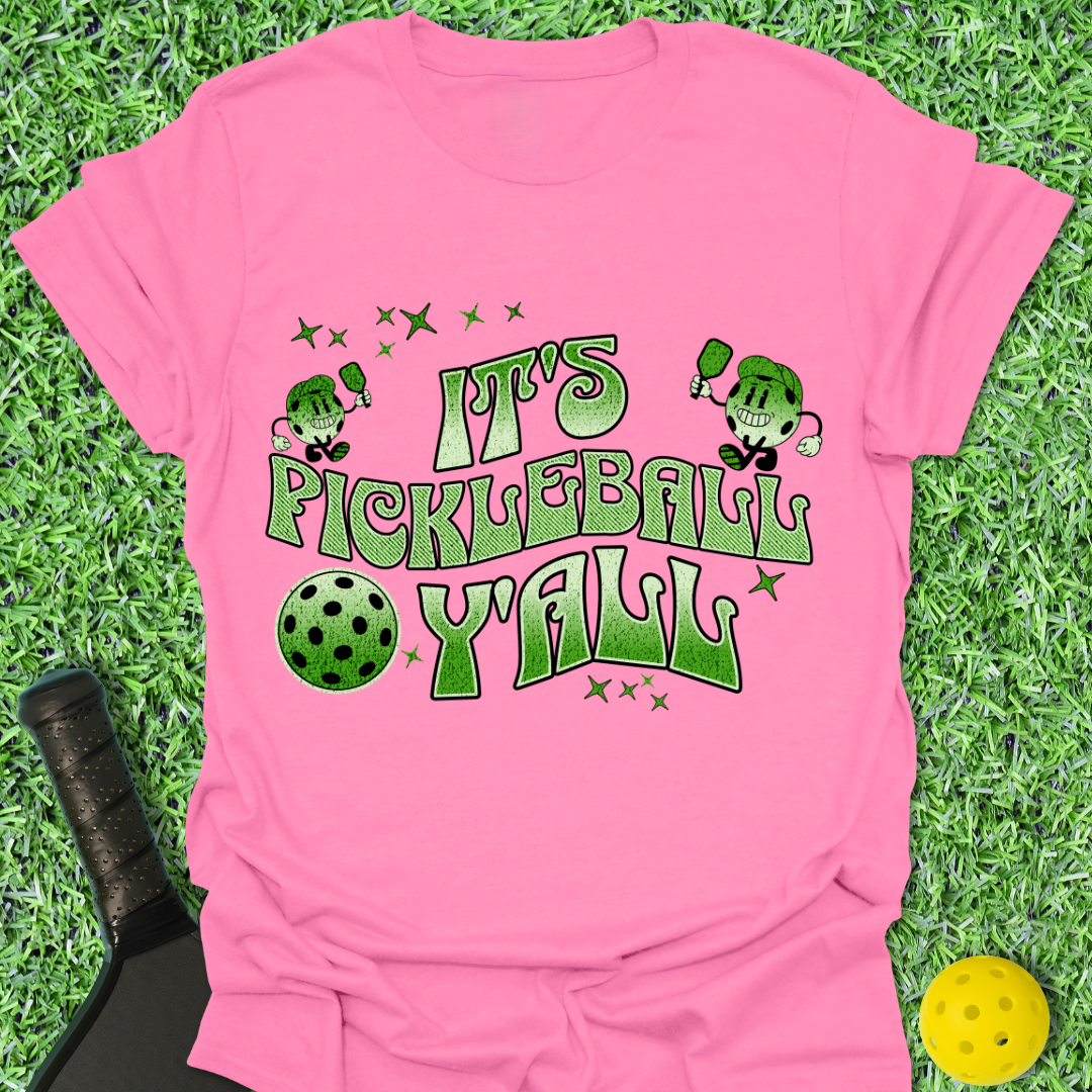 It's Pickleball Y'all Retro T-Shirt