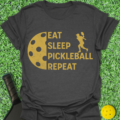 Eat Sleep Pickleball Repeat Guy T-Shirt
