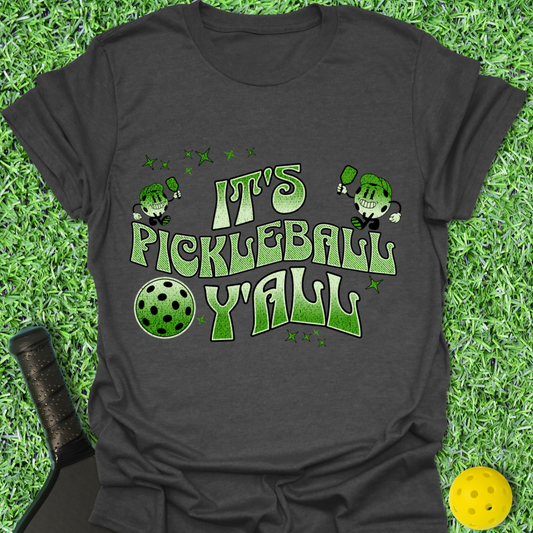 It's Pickleball Y'all Retro T-Shirt