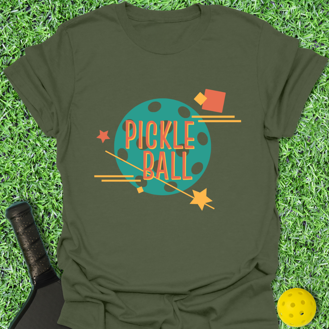 MidCentury Pickleball T-Shirt